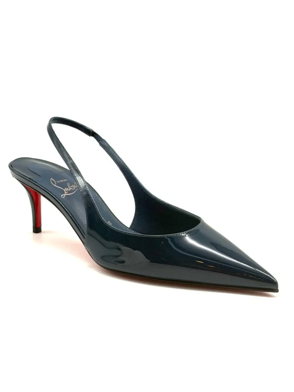 Christian Louboutin MISS Z SLING BACK 60 Slingback Sandals Heels Shoes - Picture 9 of 16